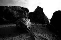 Boulders on Moonstone Beach