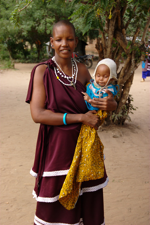 Maasai Mother and Child