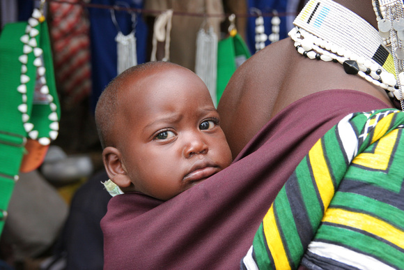 Woman and Child - Maasai Cattle Market, Morogoro Tanzania